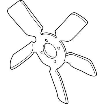 Jeep Engine Cooling Fan - 52079441
