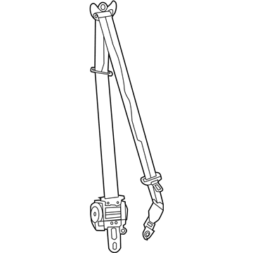 Dodge 1HZ051R5AI Retractor Assembly