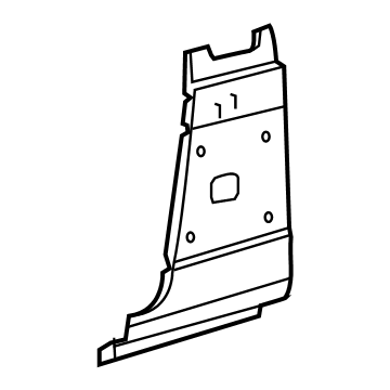 Ram 68214161AB Center Pillar