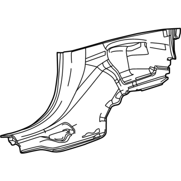 Dodge 7KS38TX7AA Lower Quarter Trim