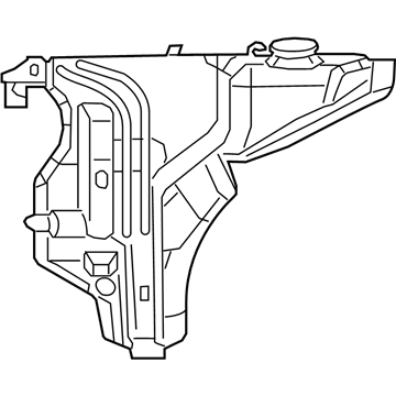 Dodge 68125524AA Washer Reservoir