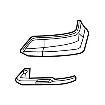 Mopar 68403894AD Filler Panel, Front Passenger Side