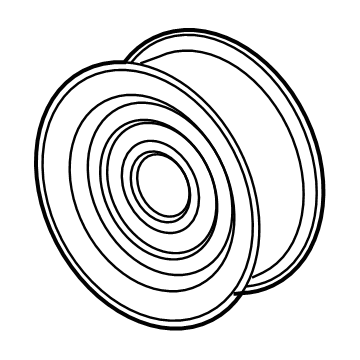 Jeep 68459077AA Idler Pulley