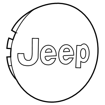 Jeep 1LB77DX8AC Center Cap