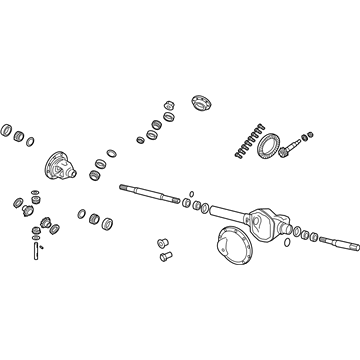 Dodge 52070461AJ Axle Assembly