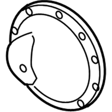 Dodge 52069713AB Differential Cover