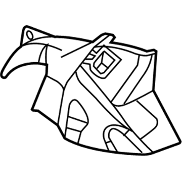 Chrysler 5028290AB Wheelhouse Cover