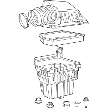 Chrysler Voyager Air Filter Box - 68188641AB