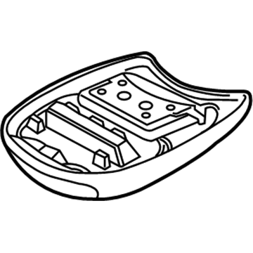 Mopar 5072871AA Upper Console, Rear Mopar 5072871AA Upper Console, Rear