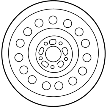 Chrysler MB929941 Wheel, Steel