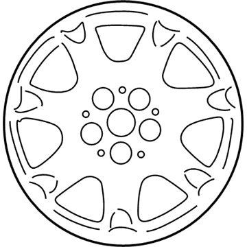Chrysler MR589969 Wheel, Alloy