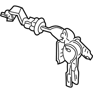 Dodge MR990836 Lock Cylinder