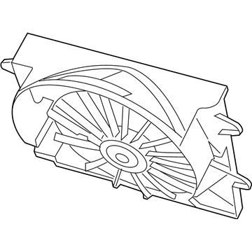 2010 Jeep Commander Engine Cooling Fan - 55037969AB