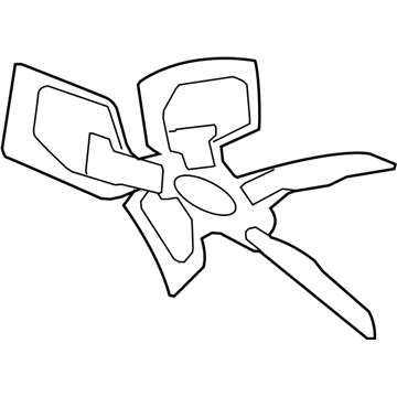 Jeep Engine Cooling Fan - 55038108AA