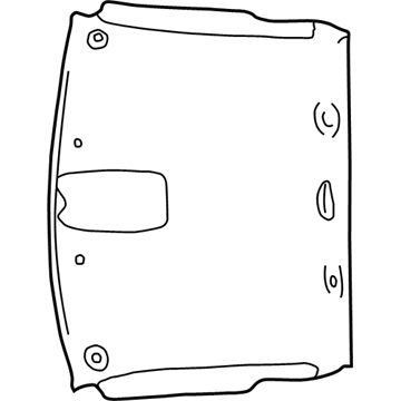 Dodge 1AT53TL2AA Headliner