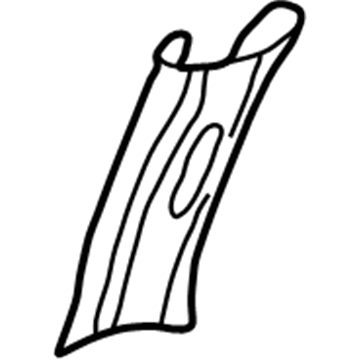Mopar 5GS43TL2AE Rear Pillar Trim, Upper Driver Side