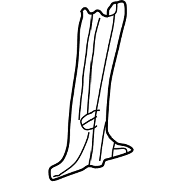 Mopar 5HC64XDVAG Rear Pillar Trim, Gray, Lower Passenger Side