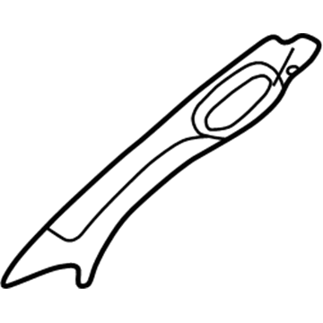 Mopar 5GR29TL2AE Windshield Trim, Driver Side