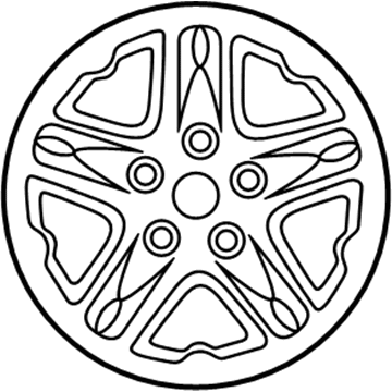 Dodge QX34PAKAB Wheel Cover