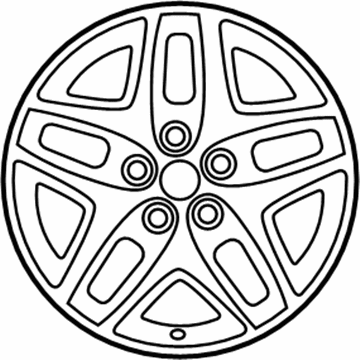 Dodge UL86PAKAA Wheel, Alloy