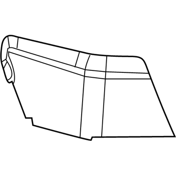 Mopar 68040112AB Closure Panel, Rear Passenger Side