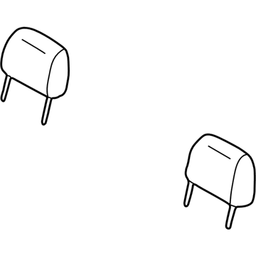 Dodge ZK551L5AA Headrest - Front