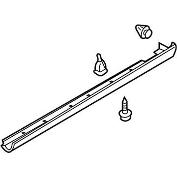 Chrysler MR655074 Rocker Molding