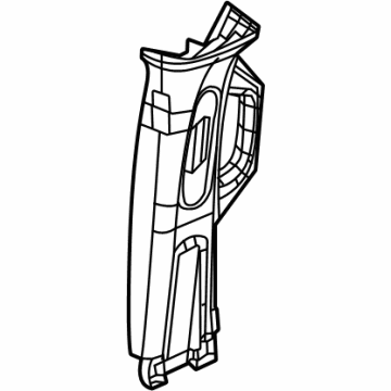 Jeep 7ET18TX7AB Upper Center Pillar Trim