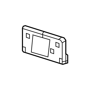 Jeep 68277142AA License Bracket