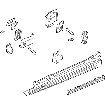 Chrysler 5096767AA Rocker Panel Assembly