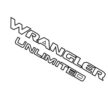 Mopar 1FN59CA1AC Decal, Silver, Front