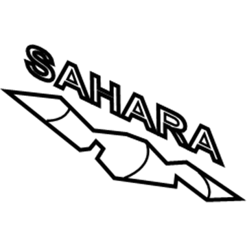 Mopar 55397276AA Decal, Front