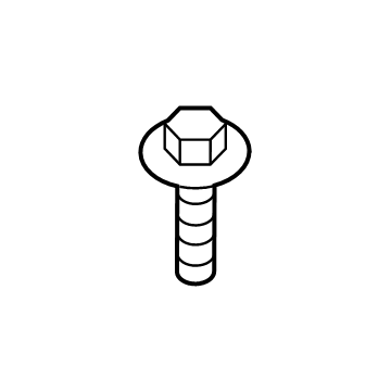 Jeep 6102165AA Step Pad Screw