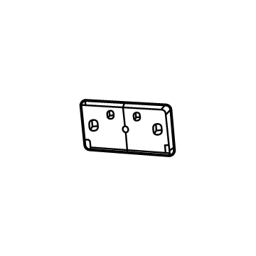 Jeep 68464768AB License Bracket