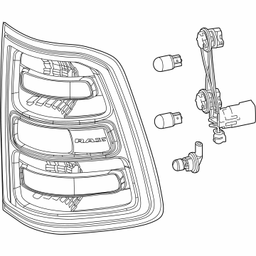 Ram 1500 Back Up Light - 68531047AA