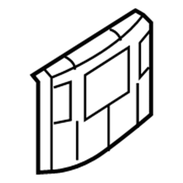 Mopar 1NN77DK2AA Rear Cover, Beige