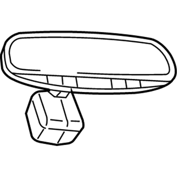 Jeep 4805332AD Mirror Inside