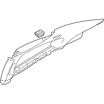 Dodge MR621732 Upper Quarter Trim