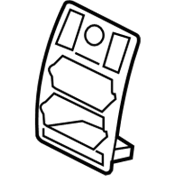 Dodge 1CB321ZBAA Center Bezel