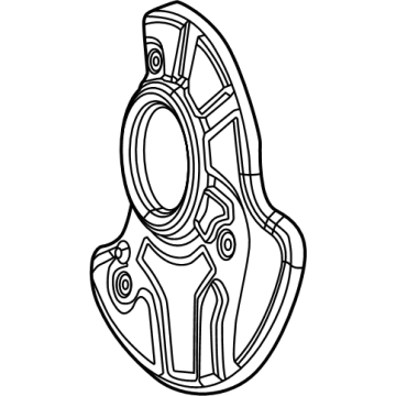 Dodge 68584889AA Splash Shield