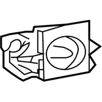 Dodge 55077613AB Headlamp Bulb Retainer