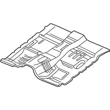 Dodge 55256236AG Front Floor Pan
