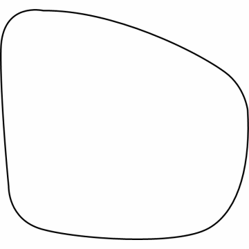 Chrysler 68318274AA Mirror Glass