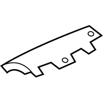 Mopar 4806232AB Underbody Shield, Rear