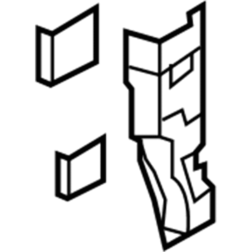 Mopar 55372531AC Hinge Pillar, Lower Driver Side