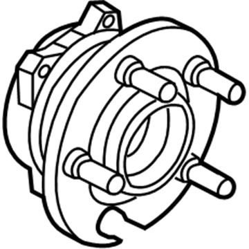 Dodge 4779572AB Hub & Bearing Assembly