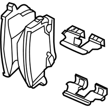 Dodge 5142561AC Rear Pads