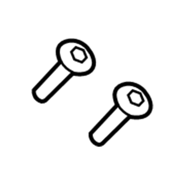 Chrysler 6104609AA Pillar Trim Screw