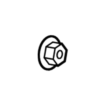 Jeep 6106163AA Heat Shield Lock Nut