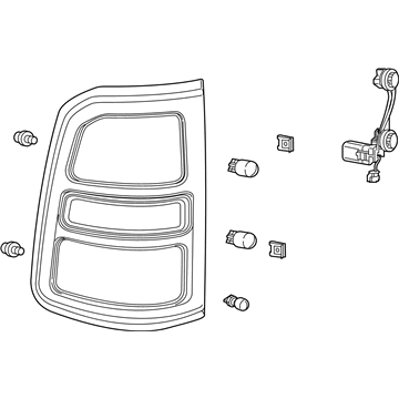 Ram Tail Light - 55112989AE